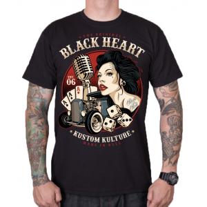 Pánske tričko Black Heart Victoria čierne